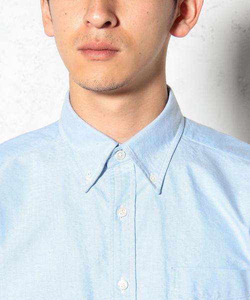 green label relaxing（グリーンレーベルリラクシング）の「◎40//OX GIZA BD-N S/S シャツ◆（シャツ/ブラウス・メンズ・ライトブルー/ネイビー/ホワイト・SMALL/X-LARGE/LARGE/MEDIUM）」の15枚目の写真