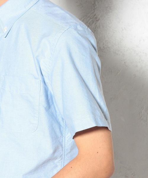 green label relaxing（グリーンレーベルリラクシング）の「◎40//OX GIZA BD-N S/S シャツ◆（シャツ/ブラウス・メンズ・ライトブルー/ネイビー/ホワイト・SMALL/X-LARGE/LARGE/MEDIUM）」の16枚目の写真