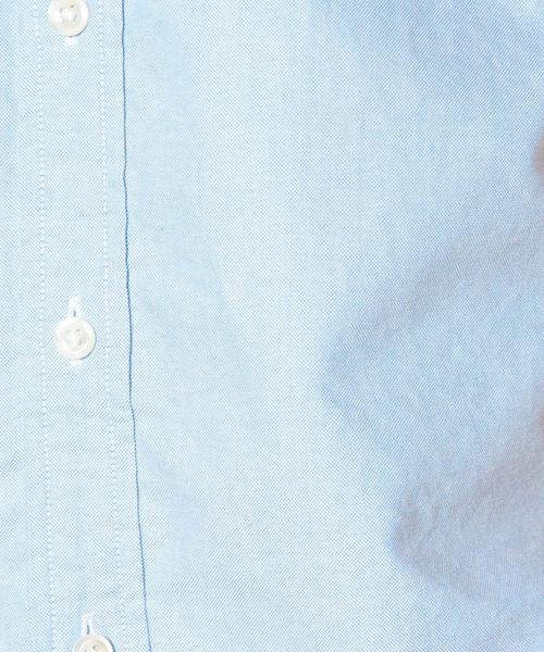 green label relaxing（グリーンレーベルリラクシング）の「◎40//OX GIZA BD-N S/S シャツ◆（シャツ/ブラウス・メンズ・ライトブルー/ネイビー/ホワイト・SMALL/X-LARGE/LARGE/MEDIUM）」の9枚目の写真