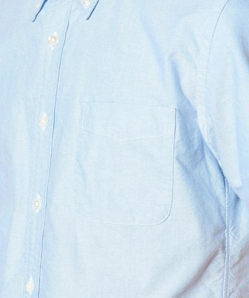 green label relaxing（グリーンレーベルリラクシング）の「◎40//OX GIZA BD-N S/S シャツ◆（シャツ/ブラウス・メンズ・ライトブルー/ネイビー/ホワイト・SMALL/X-LARGE/LARGE/MEDIUM）」の11枚目の写真