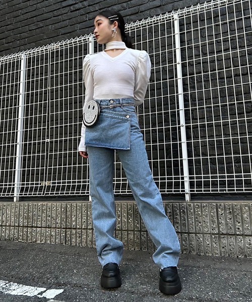 Narcissus（ナルシス）の「【Narcissus】ユニークデニムパンツ（デニムパンツ・レディース・ブルー・FREE）」の15枚目の写真