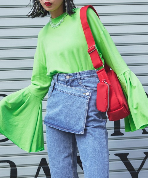 Narcissus（ナルシス）の「【Narcissus】ユニークデニムパンツ（デニムパンツ・レディース・ブルー・FREE）」の13枚目の写真