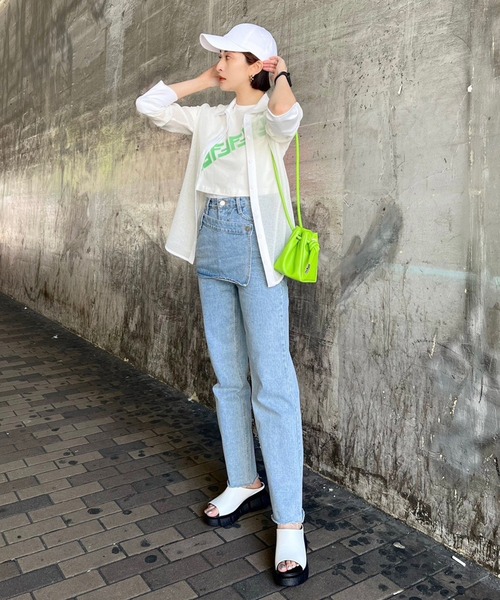 Narcissus（ナルシス）の「【Narcissus】ユニークデニムパンツ（デニムパンツ・レディース・ブルー・FREE）」の14枚目の写真