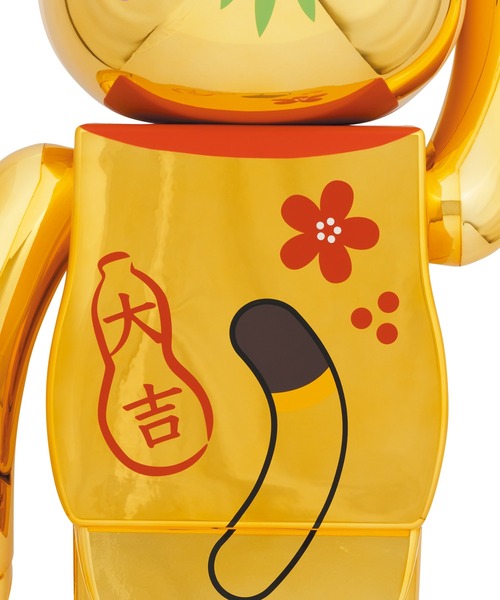 BE@RBRICK 招き猫 ペコちゃん 福 金メッキ 1000％ 【公式通販】