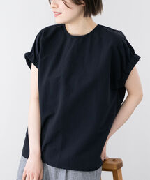 ◇【WEB限定】タフタ袖タックブラウス