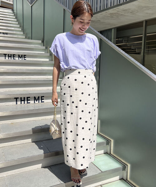 NOLLEY’S(ノーリーズ)の「◇【WEB限定】タフタ袖タックブラウス(シャツ/ブラウス・レディース・ラベンダー/オフホワイト/ブラック・FREE)」の9枚目の写真