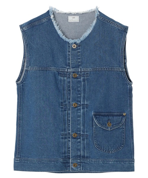 Lee（リー）の「Lee×e.m.a.e DENIM VEST（ベスト・レディース・インディゴブルー・FREE）」の21枚目の写真