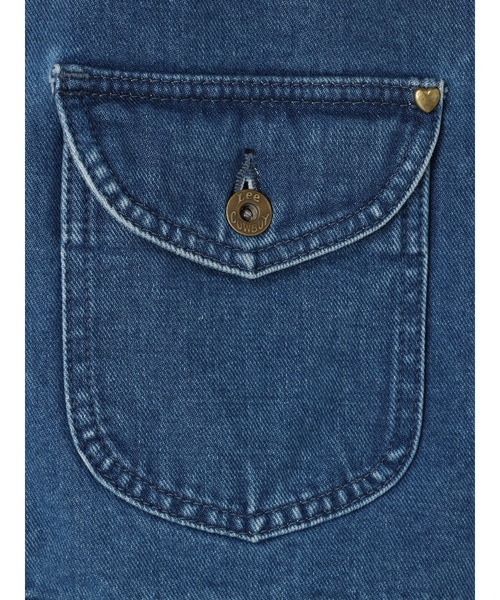 Lee（リー）の「Lee×e.m.a.e DENIM VEST（ベスト・レディース・インディゴブルー・FREE）」の8枚目の写真