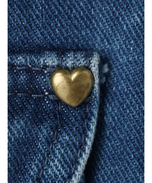 Lee（リー）の「Lee×e.m.a.e DENIM VEST（ベスト・レディース・インディゴブルー・FREE）」の18枚目の写真