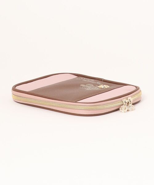 axes femme（アクシーズファム）の「封蝋モチーフ配色ポーチ（ポーチ・レディース・ブルー/ピンク・FREE）」の4枚目の写真