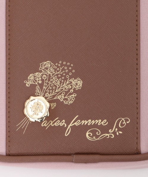 axes femme（アクシーズファム）の「封蝋モチーフ配色ポーチ（ポーチ・レディース・ブルー/ピンク・FREE）」の16枚目の写真