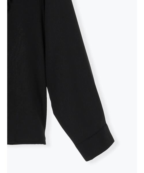 Te chichi TERRASSE（テチチテラス）の「フリルバンドカラーブラウス（シャツ/ブラウス・レディース・ブラック/オフホワイト/ブルー・ﾌﾘ-）」の22枚目の写真