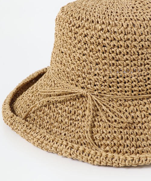 RODE SKO(ロデスコ)の「ナチュラルリボンハット(ハット・レディース・ブラウン/オフホワイト/ナチュラル・ONE)」の22枚目の写真