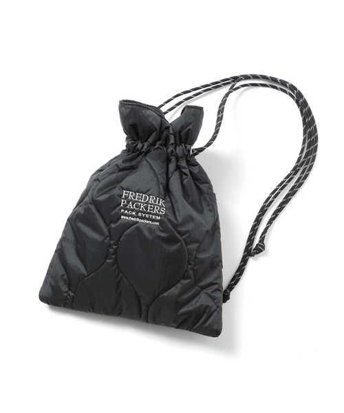 FREDRIK PACKERS(フレドリックパッカーズ)の「【FREDRIK PACKERS】70D PINION SHOULDER QUILTING(ショルダーバッグ・レディース・ベージュ/ブラック・FREE)」の8枚目の写真
