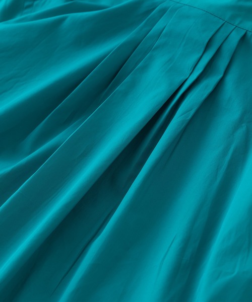 BRICK & SONS(ブリックアンドサンズ)の「リラックスバックプリーツシャツ<シーグリーン>(シャツ/ブラウス・メンズ・モスグリーン・XS/S/M/L)」の4枚目の写真