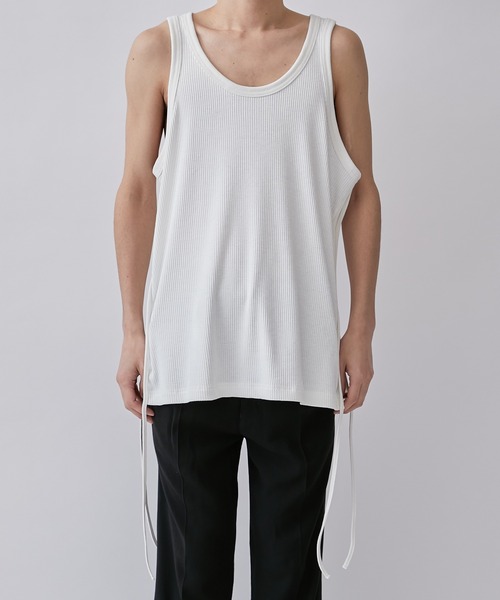 Lui's(ルイス)の「DRYテレココードタンクトップ(タンクトップ・メンズ・ブラック/ホワイト・FREE)」の7枚目の写真