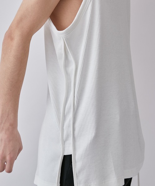 Lui's(ルイス)の「DRYテレココードタンクトップ(タンクトップ・メンズ・ブラック/ホワイト・FREE)」の9枚目の写真