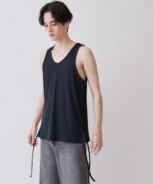 Lui's(ルイス)の「DRYテレココードタンクトップ(タンクトップ・メンズ・ブラック/ホワイト・FREE)」の20枚目の写真