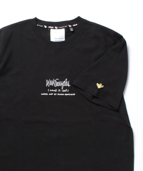 （What it isNt）ART BY MARKGONZALES（ワットイットイズント）の「【（What it isNt）ART BY MARKGONZALES / (ワットイットイズント) アートバイ マークゴンザレス 】 SKATE BORAD TEE (レギュラーFIT)（Tシャツ/カットソー・メンズ・ブラック/ホワイト/ターコイズブルー・XL/L/M）」の4枚目の写真