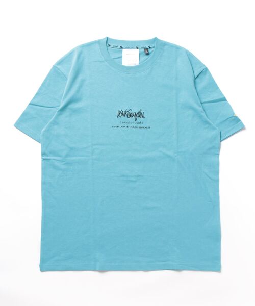 （What it isNt）ART BY MARKGONZALES（ワットイットイズント）の「【（What it isNt）ART BY MARKGONZALES / (ワットイットイズント) アートバイ マークゴンザレス 】 SKATE BORAD TEE (レギュラーFIT)（Tシャツ/カットソー・メンズ・ブラック/ホワイト/ターコイズブルー・XL/L/M）」の6枚目の写真