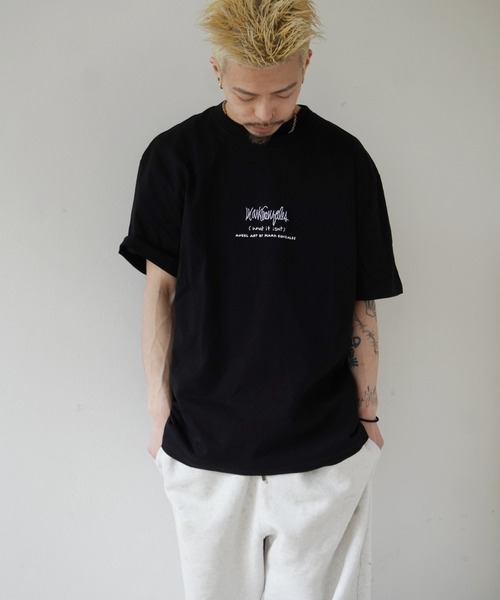 （What it isNt）ART BY MARKGONZALES（ワットイットイズント）の「【（What it isNt）ART BY MARKGONZALES / (ワットイットイズント) アートバイ マークゴンザレス 】 SKATE BORAD TEE (レギュラーFIT)（Tシャツ/カットソー・メンズ・ブラック/ホワイト/ターコイズブルー・XL/L/M）」の9枚目の写真