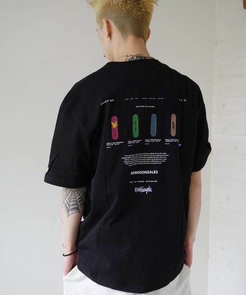 （What it isNt）ART BY MARKGONZALES（ワットイットイズント）の「【（What it isNt）ART BY MARKGONZALES / (ワットイットイズント) アートバイ マークゴンザレス 】 SKATE BORAD TEE (レギュラーFIT)（Tシャツ/カットソー・メンズ・ブラック/ホワイト/ターコイズブルー・XL/L/M）」の11枚目の写真