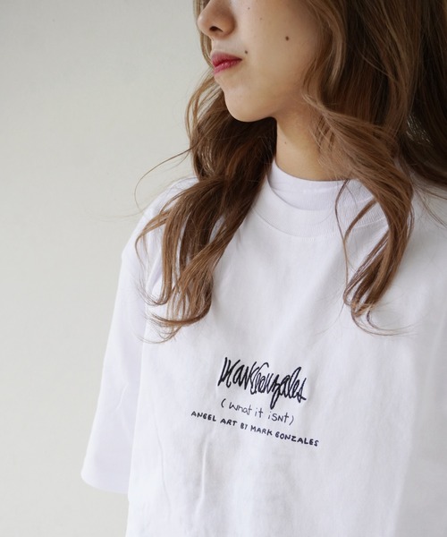 （What it isNt）ART BY MARKGONZALES（ワットイットイズント）の「【（What it isNt）ART BY MARKGONZALES / (ワットイットイズント) アートバイ マークゴンザレス 】 SKATE BORAD TEE (レギュラーFIT)（Tシャツ/カットソー・メンズ・ブラック/ホワイト/ターコイズブルー・XL/L/M）」の7枚目の写真