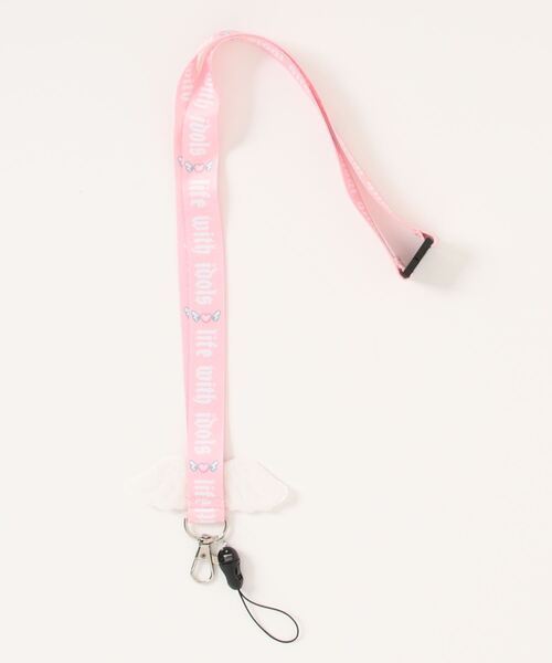 Ank Rouge（アンクルージュ）の「アイドルのいる生活もかちゃんコラボネックストラップ（その他雑貨・レディース・ピンク・FREE）」の2枚目の写真
