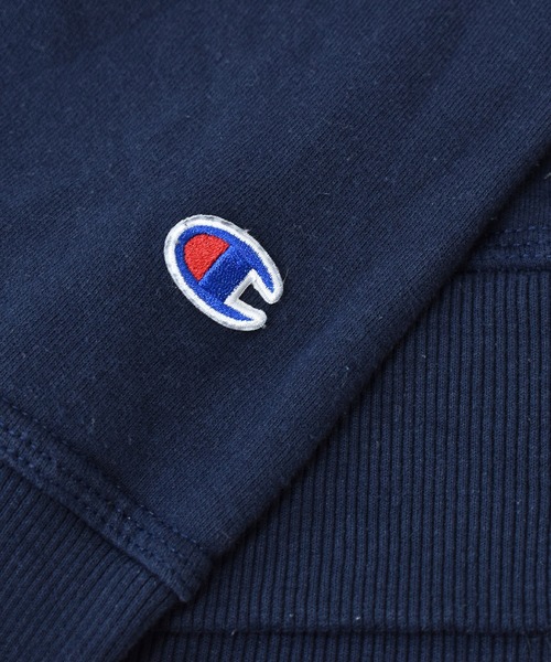 Champion(チャンピオン)の「【ヴィンテージ古着】Champion / チャンピオン ロゴ刺繍 スウェットパーカー(パーカー・メンズ・ネイビー・X-LARGE)」の7枚目の写真