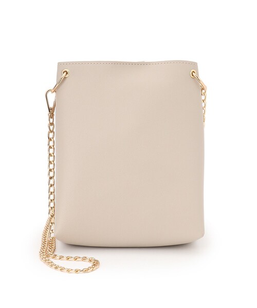 grove（グローブ）の「◆リングチェーンミニショルダー（ショルダーバッグ・レディース・ライトグレー/ブラック/アイボリー/黄緑系/シルバー系その他/スミクロ・00）」の10枚目の写真