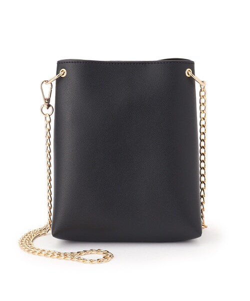 grove（グローブ）の「◆リングチェーンミニショルダー（ショルダーバッグ・レディース・ライトグレー/ブラック/アイボリー/黄緑系/シルバー系その他/スミクロ・00）」の12枚目の写真