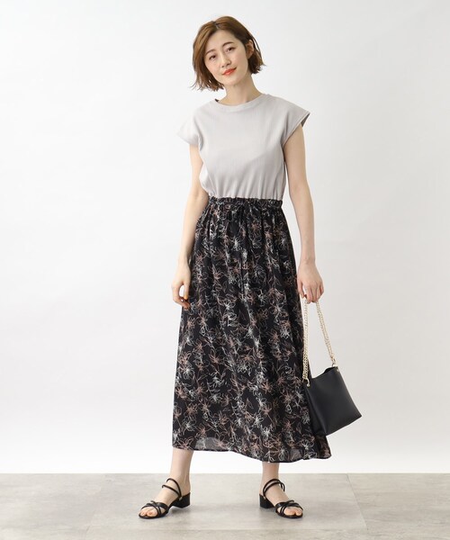 grove（グローブ）の「◆リングチェーンミニショルダー（ショルダーバッグ・レディース・ライトグレー/ブラック/アイボリー/黄緑系/シルバー系その他/スミクロ・00）」の13枚目の写真