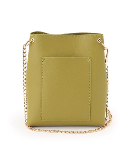 grove（グローブ）の「◆リングチェーンミニショルダー（ショルダーバッグ・レディース・ライトグレー/ブラック/アイボリー/黄緑系/シルバー系その他/スミクロ・00）」の22枚目の写真