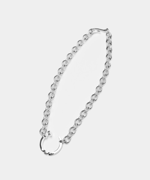 LEGENDA(レジェンダ)の「レジェンダ ツイスト ネイル チェーンネックレス / LEGENDA Twist Nail Chain Necklace(ネックレス・メンズ・シルバー・FREE)」の1枚目の写真
