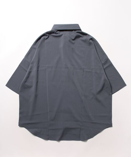 rovtski（ロフトスキー）の「DARK BEARSHIRT SS with TIE/ダークベア刺繍 ネクタイ付きシャツ半袖（シャツ/ブラウス・メンズ・ブラック/チャコールグレー/ホワイト・FREE）」の9枚目の写真
