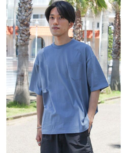 CRAFT STANDARD BOUTIQUE（クラフトスタンダードブティック）の「BOUTIQUE　TEE-III（Tシャツ/カットソー・レディース・オフホワイト/ブルー/ブラック・M/L/XL）」の17枚目の写真