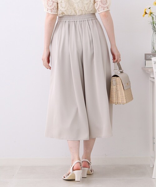 couture brooch（クチュールブローチ）の「◆【まるでスカートなパンツ。】エステルツイルガウチョパンツ（その他パンツ・レディース・ネイビー/ライトベージュ・38/40/42）」の17枚目の写真