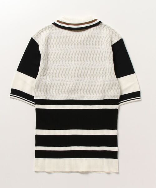 フレッドペリー　Jacquard Knitted Shirt Fred Perry Women's Jacquard Knitted Shirt / Ecru – size? Canada