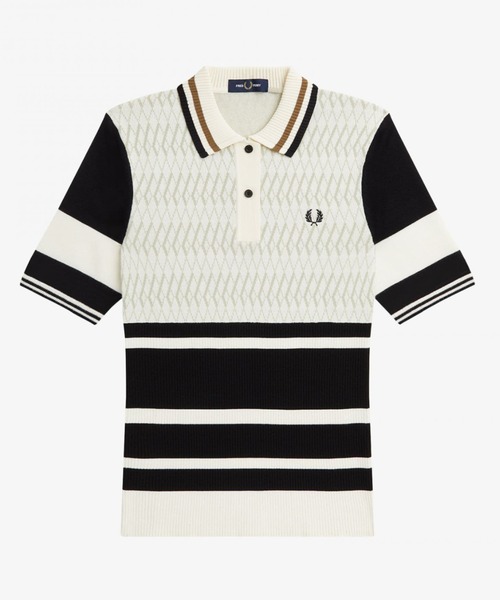 フレッドペリー　Jacquard Knitted Shirt FRED PERRY（フレッドペリー）の「Jacquard Knitted Shirt