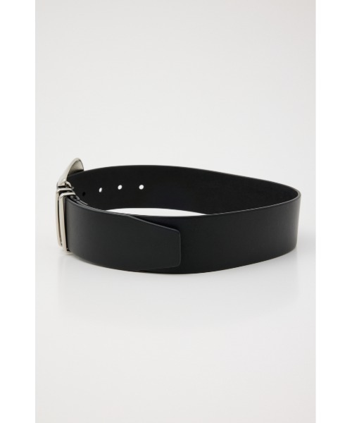 SLY(スライ)の「F/LEATHER TWIN LOOP BELT フェイクレザー ツインループ ベルト(ベルト・レディース・ブラック・FREE)」の4枚目の写真
