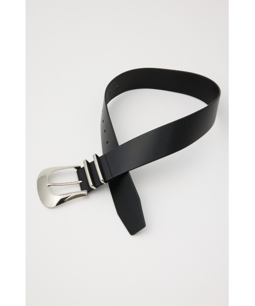 SLY(スライ)の「F/LEATHER TWIN LOOP BELT フェイクレザー ツインループ ベルト(ベルト・レディース・ブラック・FREE)」の6枚目の写真