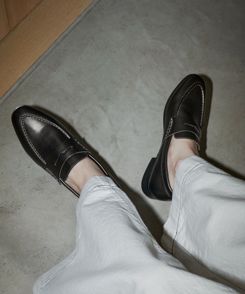 un/neu（アンノイ）の「ベーシックコインローファー / シンプルローファー（ローファー・レディース・ブラック/カーキ/ホワイト/ブラウン・SMALL/MEDIUM/LARGE）」の20枚目の写真