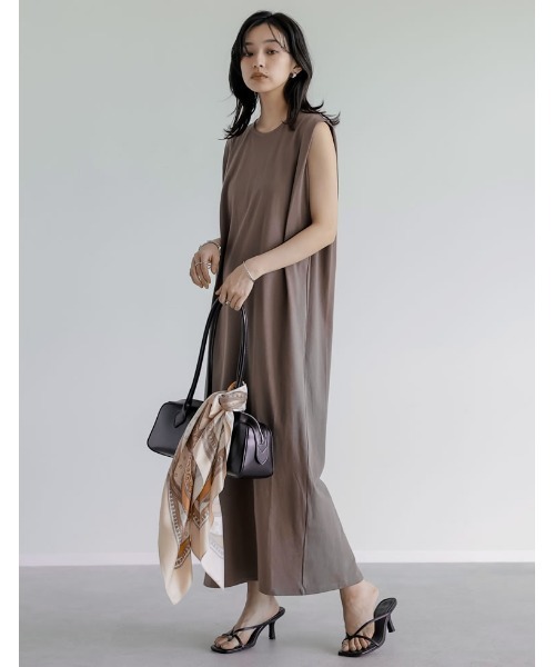 セール】[低身長/高身長サイズ有]コットンショルダータック