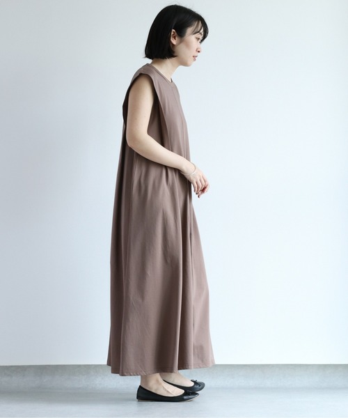 cepo（セポ）の「シルケットカットワンピース（ワンピース・レディース・ブラウン/ブラック・M）」の14枚目の写真