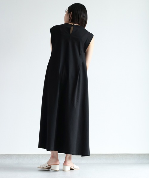 cepo（セポ）の「シルケットカットワンピース（ワンピース・レディース・ブラウン/ブラック・M）」の6枚目の写真