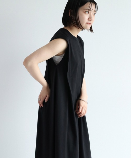 cepo（セポ）の「シルケットカットワンピース（ワンピース・レディース・ブラウン/ブラック・M）」の10枚目の写真