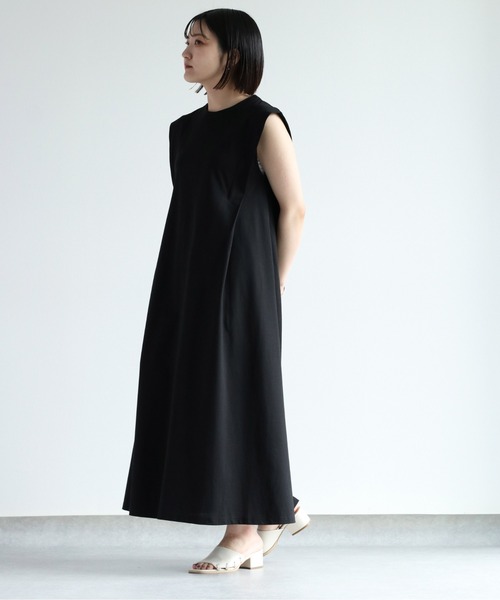 cepo（セポ）の「シルケットカットワンピース（ワンピース・レディース・ブラウン/ブラック・M）」の5枚目の写真