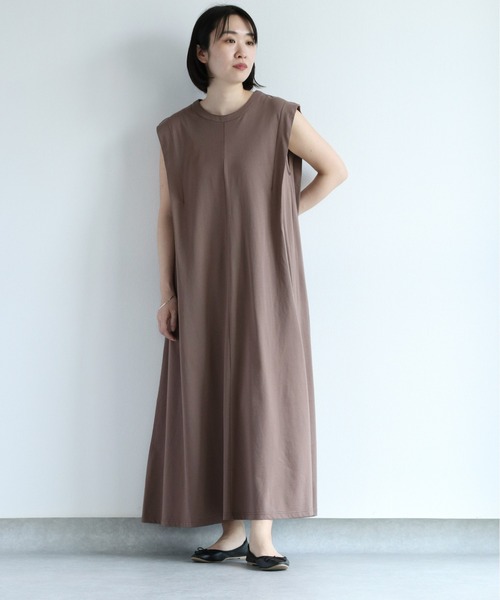 cepo（セポ）の「シルケットカットワンピース（ワンピース・レディース・ブラウン/ブラック・M）」の13枚目の写真