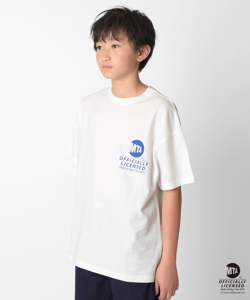 GLAZOS（グラソス）の「【WEB限定】【MTA(メトロポリタン・トランスポーテーション・オーソリティ)】メインロゴプリント半袖Tシャツ（Tシャツ/カットソー・キッズ・ホワイト/ブラック/グレー・140cm/150cm/160cm/170cm）」の11枚目の写真