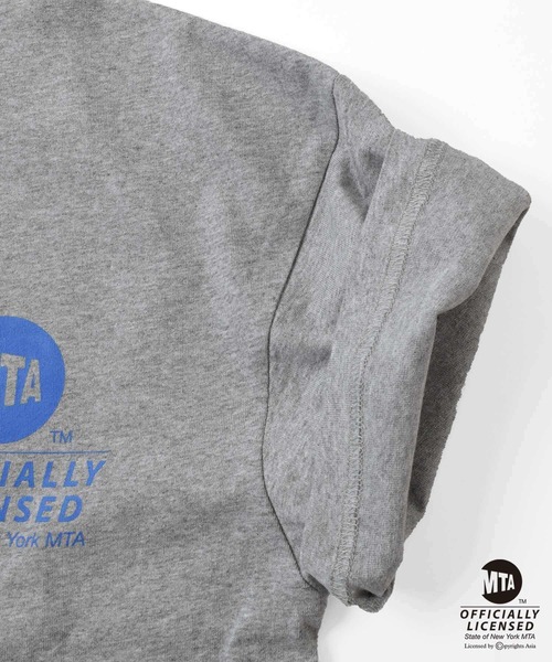 GLAZOS（グラソス）の「【WEB限定】【MTA(メトロポリタン・トランスポーテーション・オーソリティ)】メインロゴプリント半袖Tシャツ（Tシャツ/カットソー・キッズ・ホワイト/ブラック/グレー・140cm/150cm/160cm/170cm）」の7枚目の写真